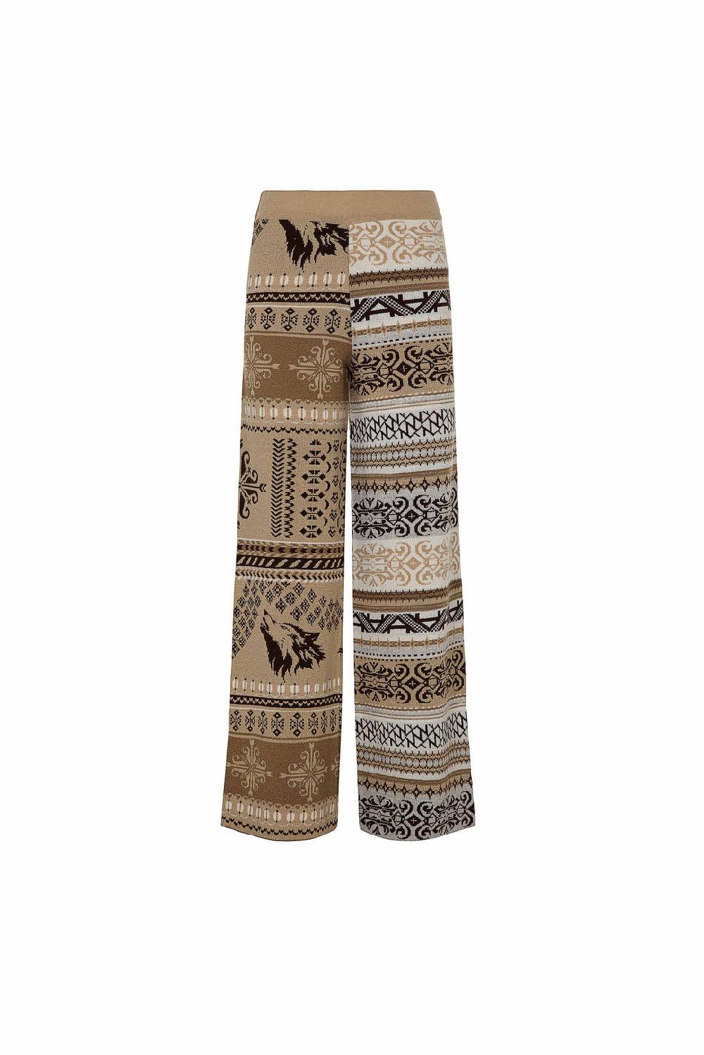 Akep PANTALONE AKEP IN MAGLIA JACQUARD Novità