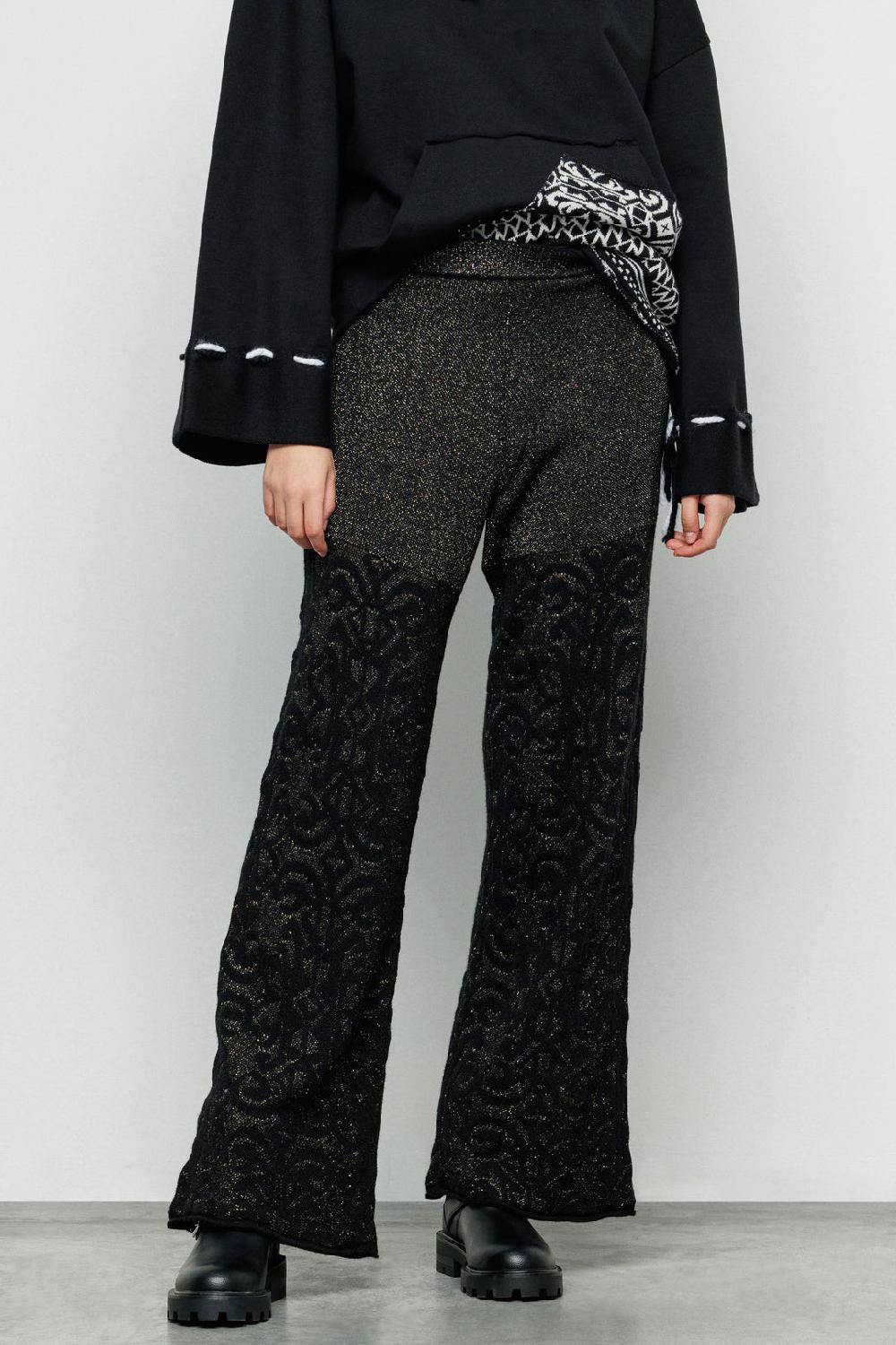 Akep PANTALONE AKEP IN MAGLIA LUREX Presa