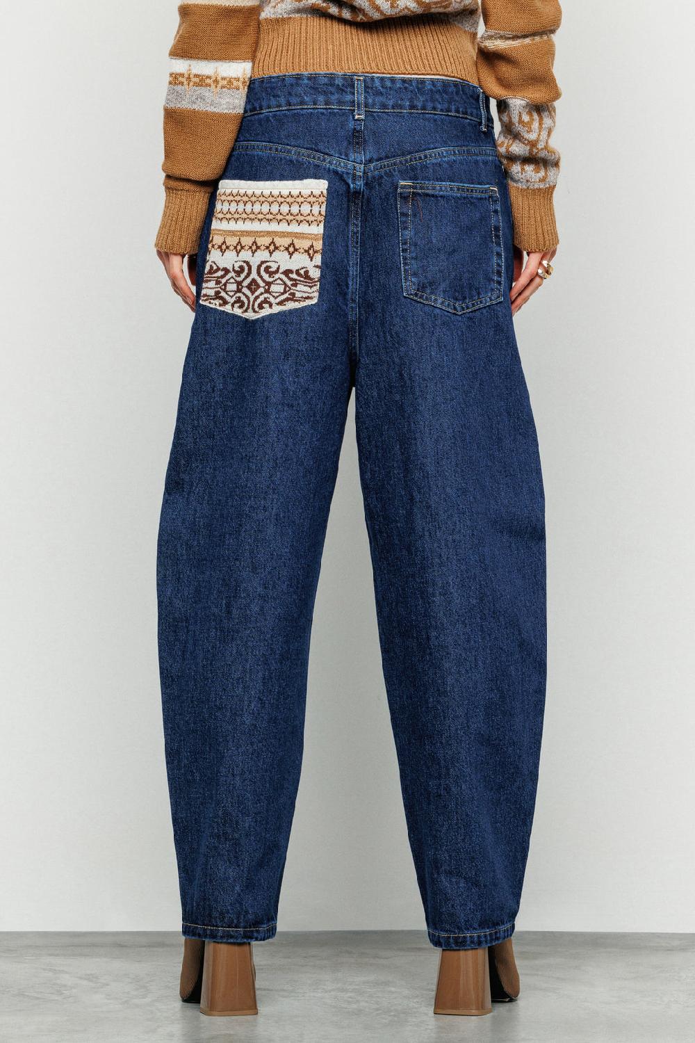 Akep PANTALONE DENIM AKEP CARROT FIT Economico
